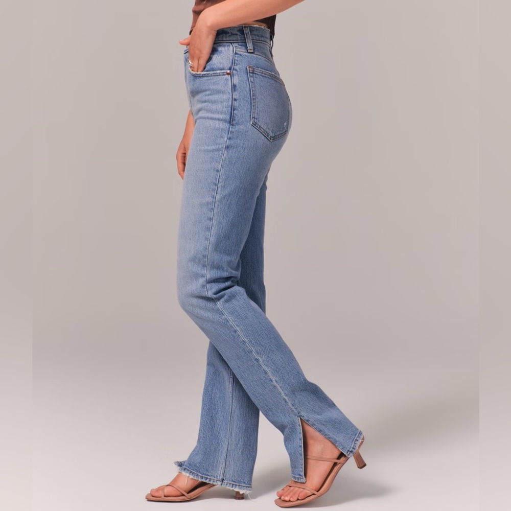 Abercrombie & Fitch 90s Straight High-Rise Jeans